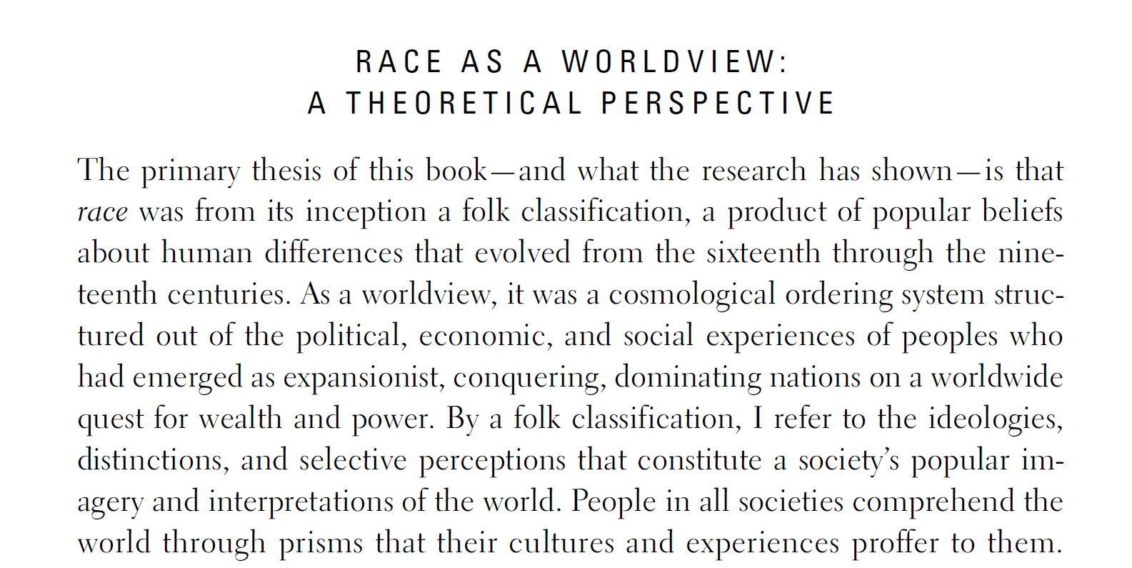 Race - Audrey Smedley